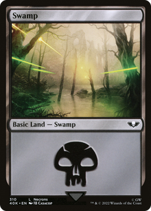 Swamp (V.1)⁣ - Universes Beyond: Warhammer 40,000⁣ (Land)⁣ [310]