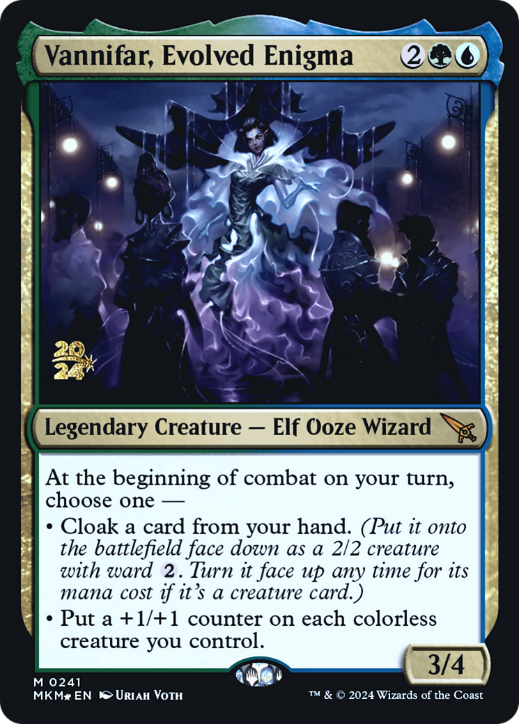 Vannifar, Evolved Enigma (PRE-241S) - Murders at Karlov Manor Promos Foil