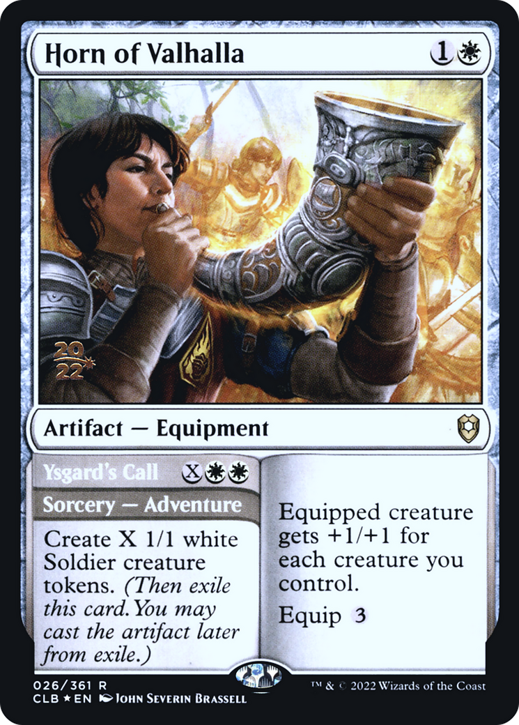 Horn of Valhalla (PRE-26S) - Battle for Baldur's Gate Promos Foil