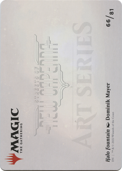 Halo Fountain // Halo Fountain (ASNC-066) - New Capenna Art Series (Borderless) Foil