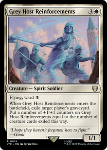 Grey Host Reinforcements⁣ - Commander: The Lord of the Rings: Tales of Middle-earth⁣ (Rare)⁣ [14]
