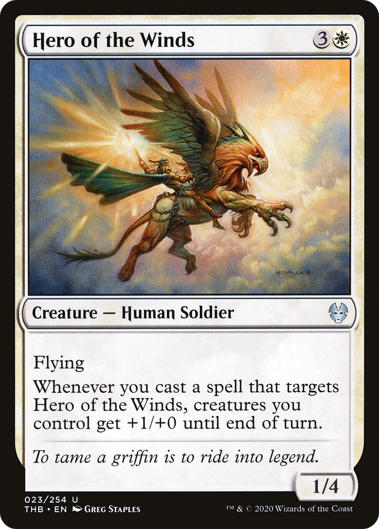 Hero of the Winds⁣ - Theros Beyond Death⁣ (Uncommon)⁣ [23]