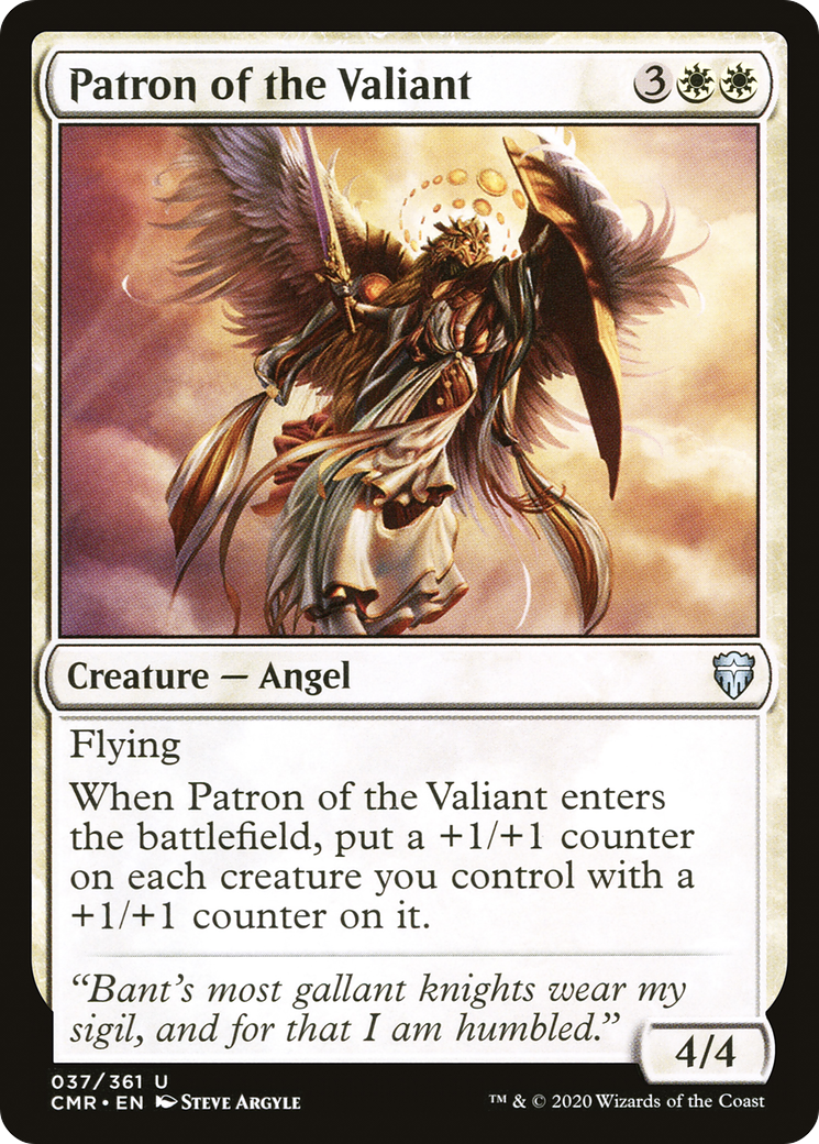 Patron of the Valiant (CMR-037) - Commander Legends Foil