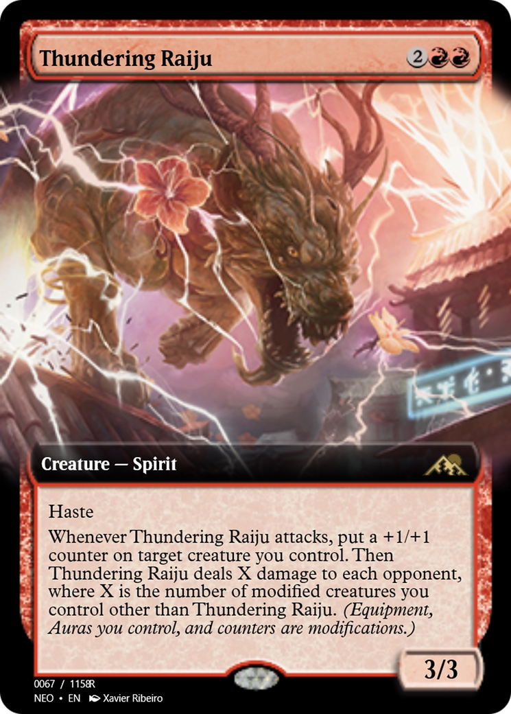 Thundering Raiju (PRM-97997) - Magic Online Promos Foil