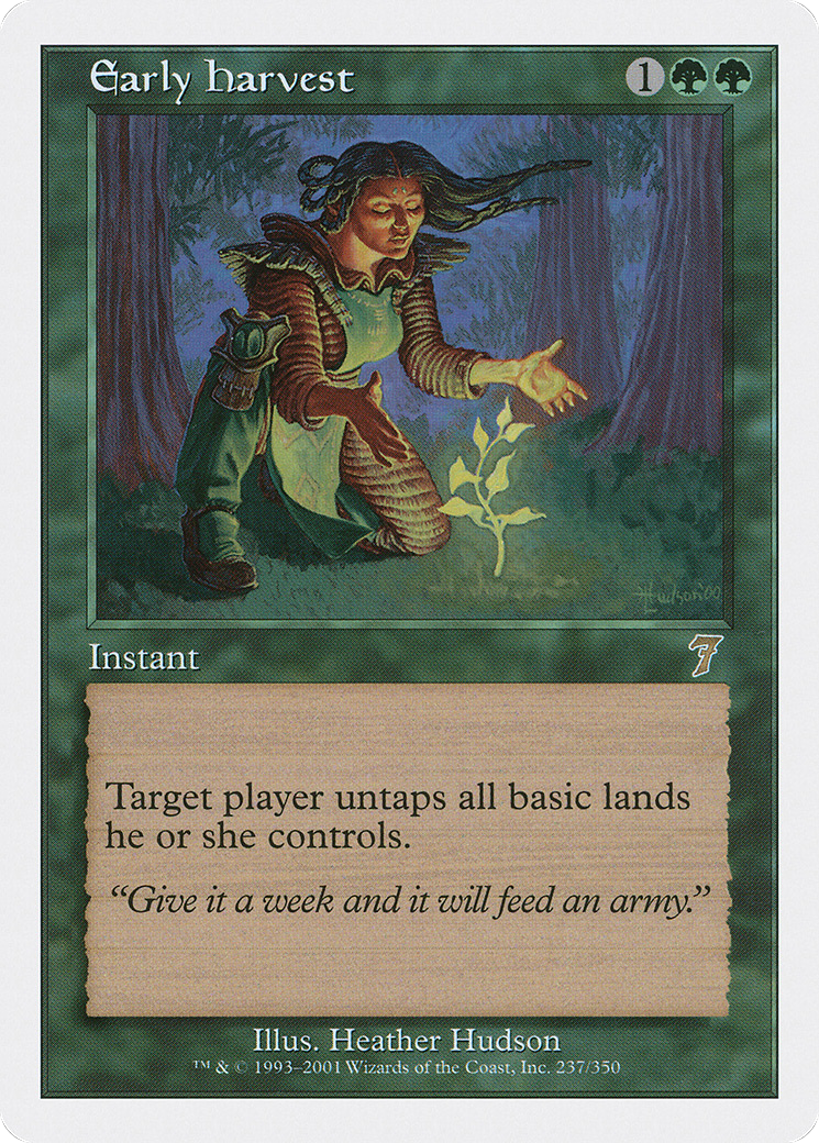 Early Harvest (7ED-237) - Seventh Edition