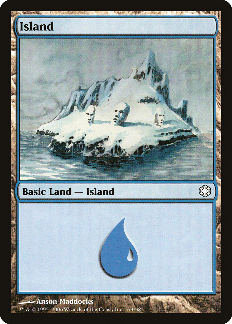 Island (374) (CTD-374) - Coldsnap Theme Decks