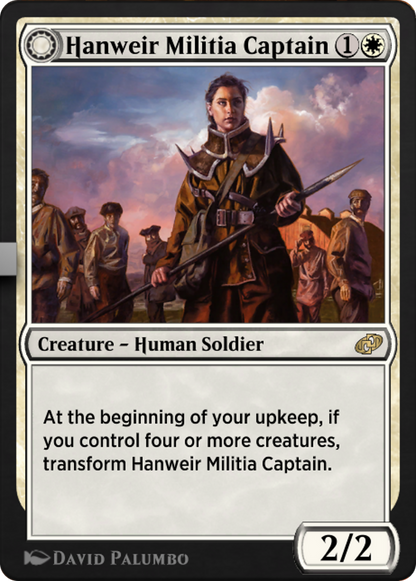 Hanweir Militia Captain // Westvale Cult Leader (J21-090) - Jumpstart: Historic Horizons: (Double Faced Transform)