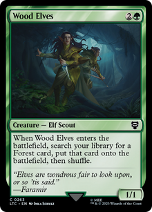 Wood Elves⁣ - Commander: The Lord of the Rings: Tales of Middle-earth⁣ (Common)⁣ [263]