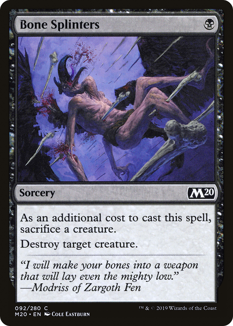 Bone Splinters⁣ - Core 2020⁣ (Common)⁣ [92]