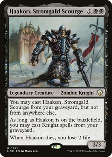 Haakon, Stromgald Scourge⁣ - Commander: March of the Machine⁣ (Rare)⁣ [252]