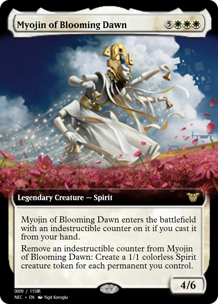Myojin of Blooming Dawn (PRM-97881) - Magic Online Promos Foil