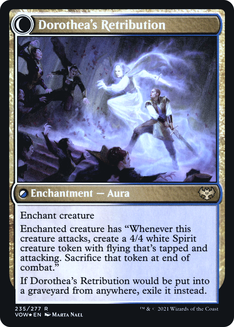 Dorothea, Vengeful Victim (PRE-235S) - Innistrad: Crimson Vow Promos: (Double Faced Transform) Foil