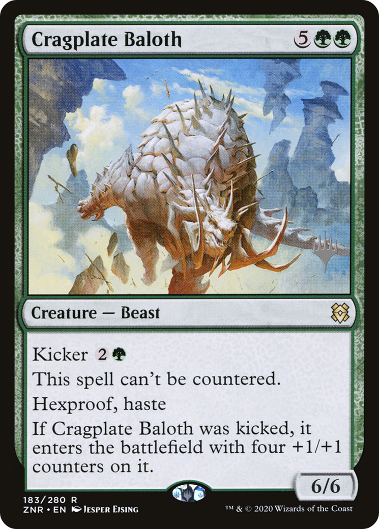 Cragplate Baloth (PPZNR-183) - Zendikar Rising Promos Foil