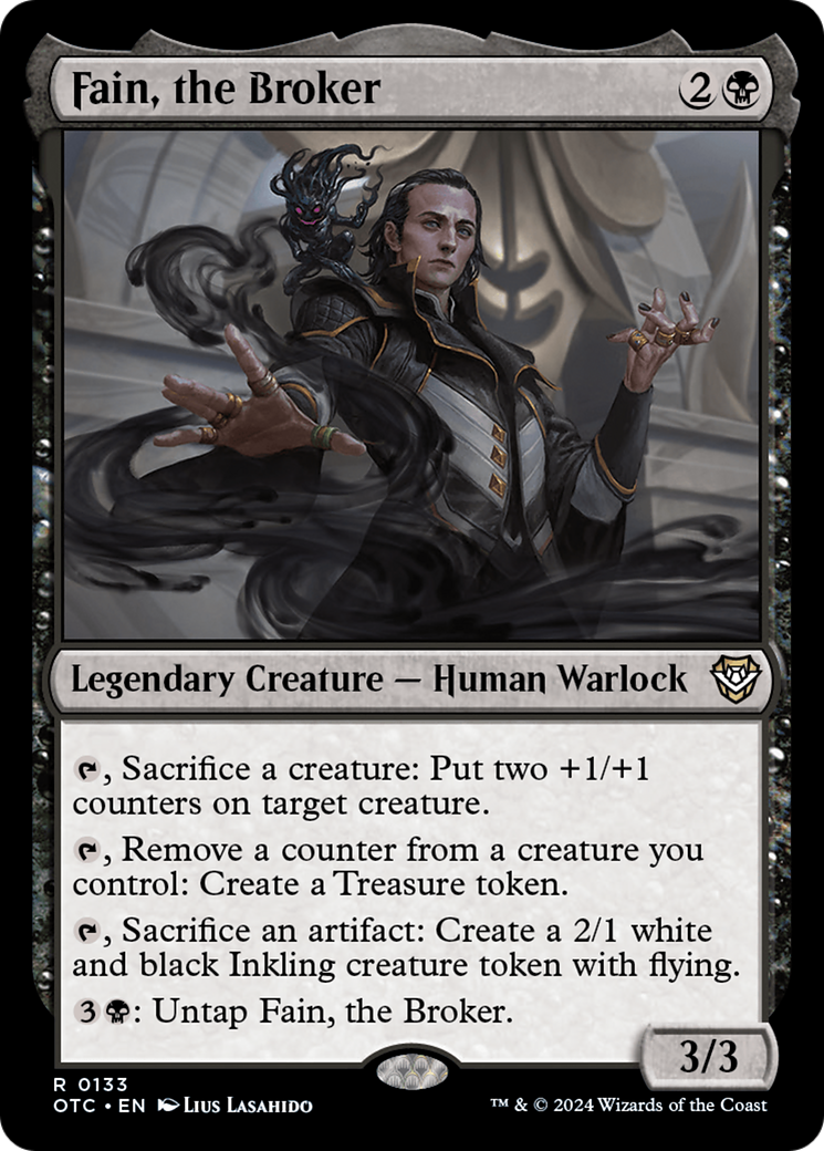 Fain, the Broker⁣ - Commander: Outlaws of Thunder Junction⁣ (Rare)⁣ [133]