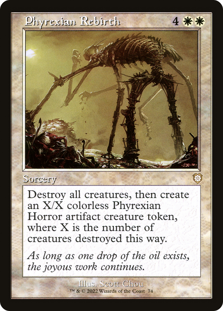 Phyrexian Rebirth⁣ - Commander: The Brothers' War⁣ (Rare)⁣ [74]