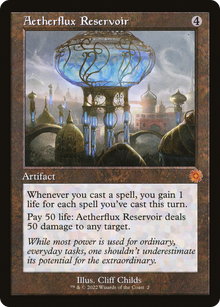 Aetherflux Reservoir (BRR-002) - The Brothers' War Retro Artifacts Foil