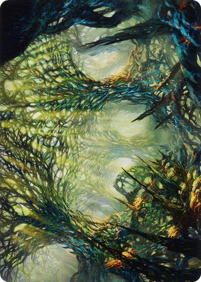 The Hunter Maze // The Hunter Maze (AONE-060) - Phyrexia: All Will Be One Art Series (Borderless)