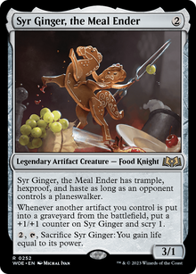 Syr Ginger, the Meal Ender (WOE-252) - Wilds of Eldraine Foil