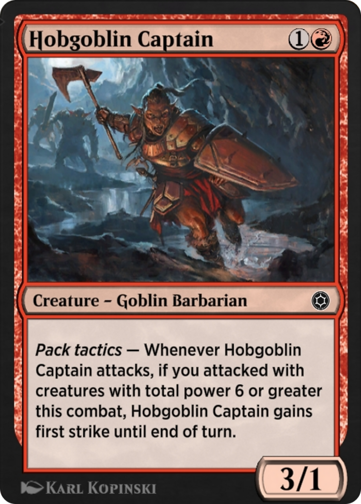 Hobgoblin Captain (HBG-183) - Alchemy Horizons: Baldur's Gate