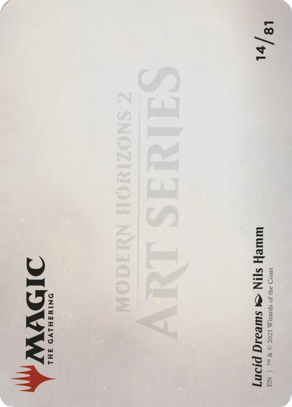 Lucid Dreams // Lucid Dreams (AMH2-014) - Modern Horizons 2 Art Series (Borderless) Foil