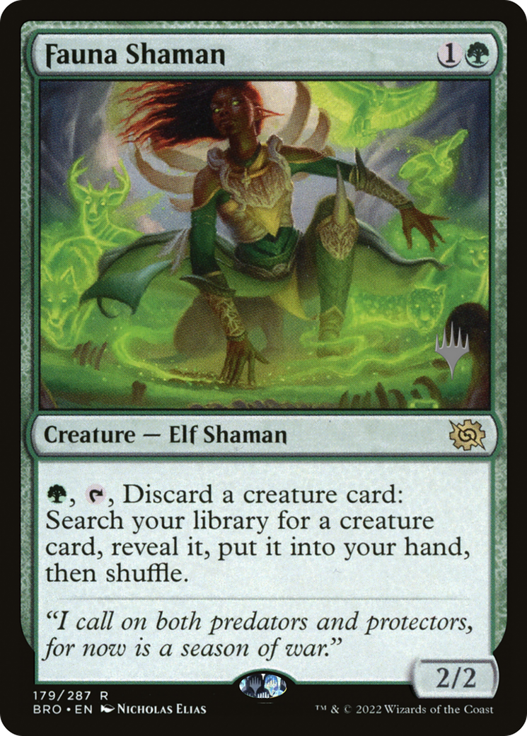 Fauna Shaman (PPBRO-179P) - The Brothers' War Promos