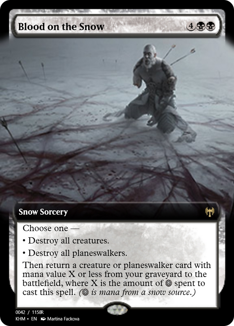 Blood on the Snow (PRM-88284) - Magic Online Promos: (snow)