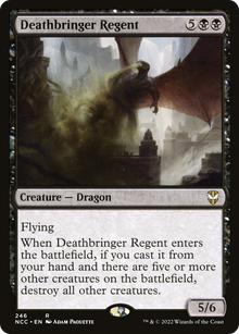 Deathbringer Regent⁣ - Commander: Streets of New Capenna⁣ (Rare)⁣ [246]