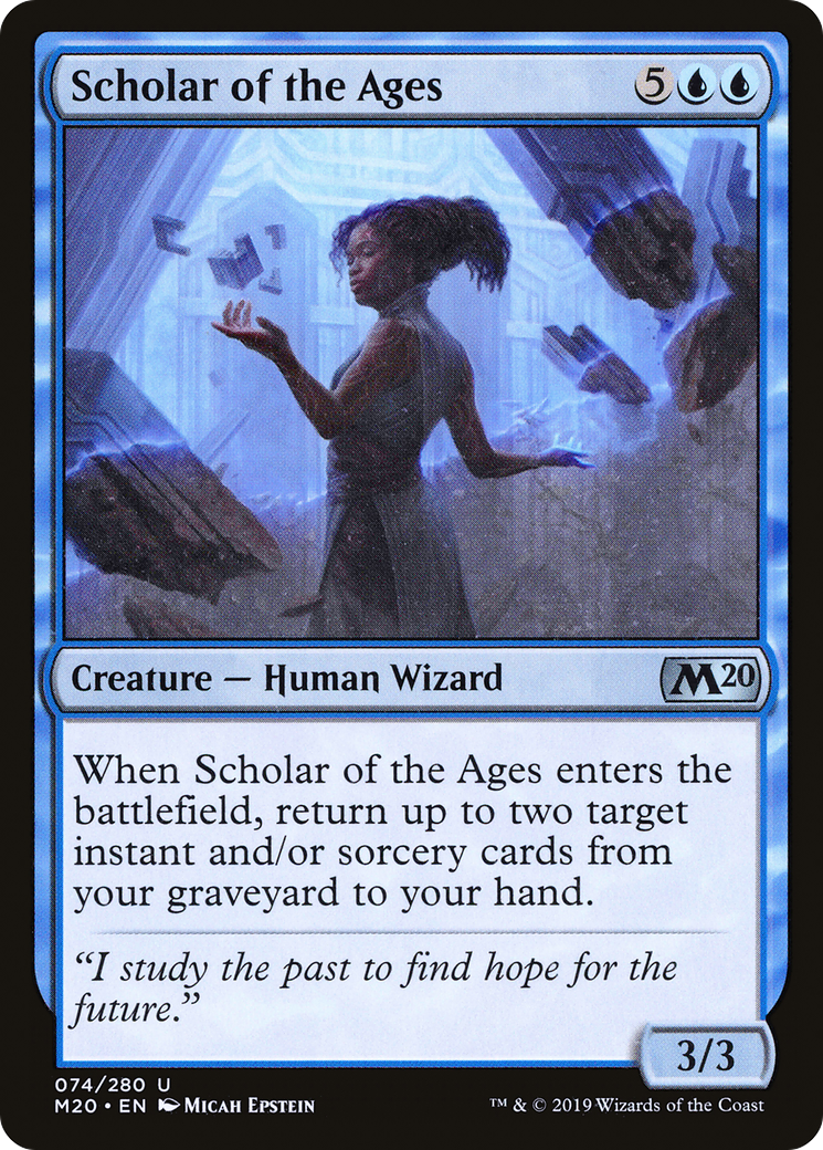 Scholar of the Ages⁣ - Core 2020⁣ (Uncommon)⁣ [74]