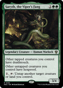 Saryth, the Viper's Fang⁣ - Commander: Murders at Karlov Manor⁣ (Rare)⁣ [185]
