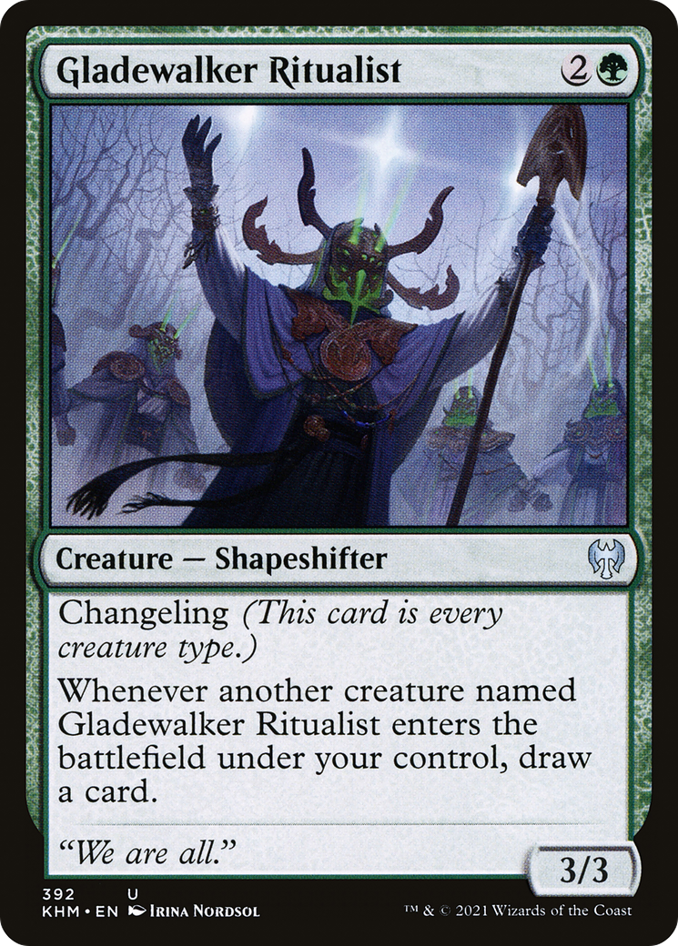 Gladewalker Ritualist (KHM-392) - Kaldheim