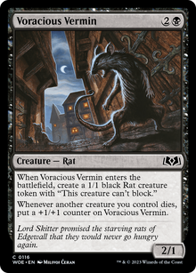 Voracious Vermin (WOE-116) - Wilds of Eldraine Foil