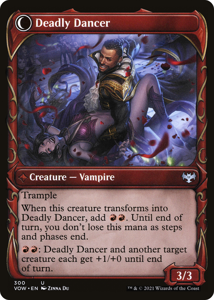 Alluring Suitor (Showcase) (VOW-300) - Innistrad: Crimson Vow: (Showcase, Double Faced Transform)