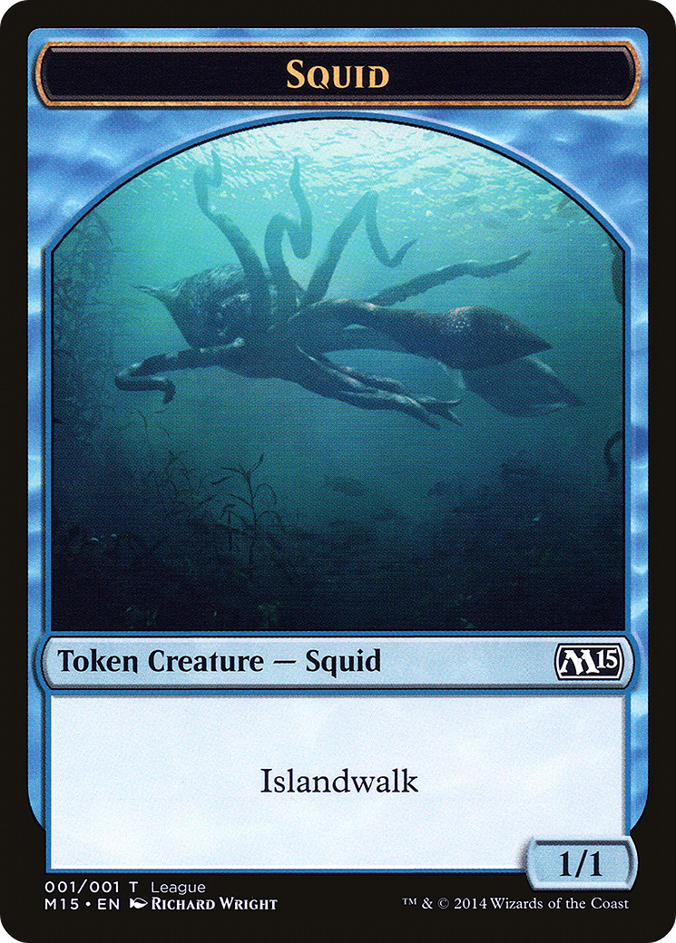 Squid Token (LEP-003) - League Tokens 2014