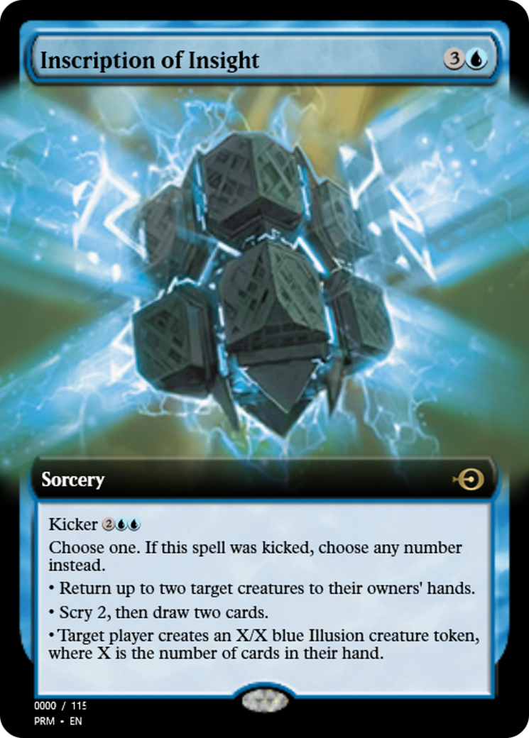 Inscription of Insight (PRM-83802) - Magic Online Promos