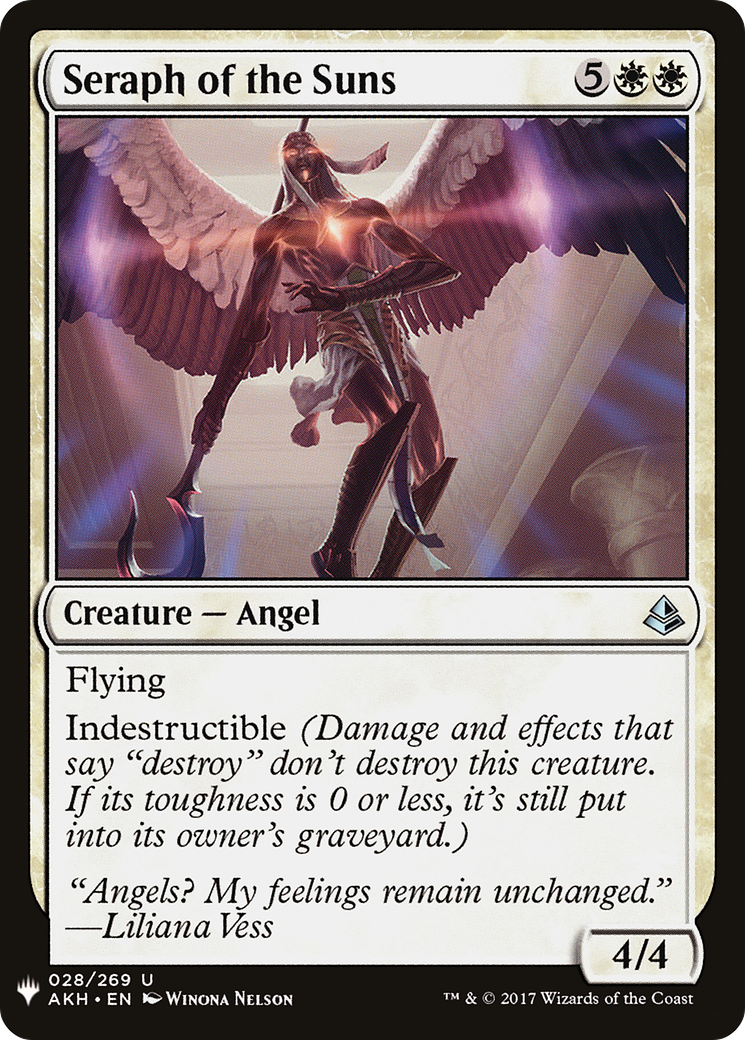 Seraph of the Suns (LIST-AKH-28) - The List