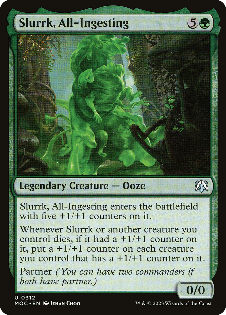 Slurrk, All-Ingesting⁣ - Commander: March of the Machine⁣ (Uncommon)⁣ [312]