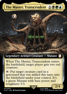 The Master, Transcendent (V.1)⁣ - Universes Beyond: Fallout: Extras⁣ (Mythic)⁣ [419]