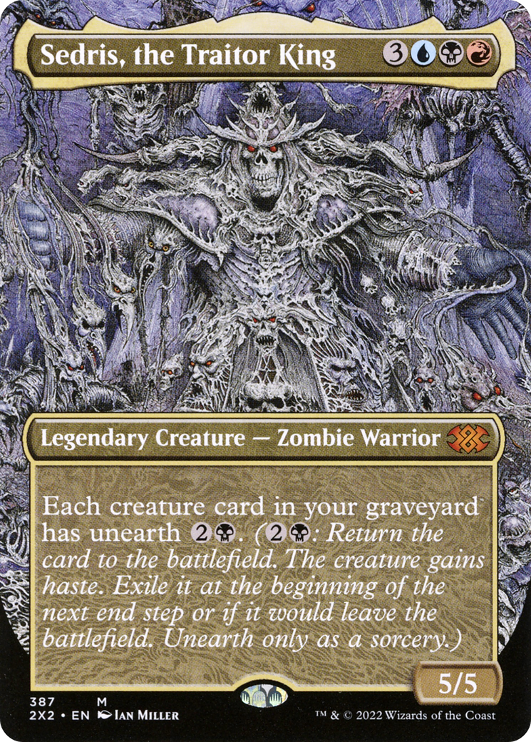 Sedris, the Traitor King (Borderless) (2X2-387) - Double Masters 2022 (Borderless)