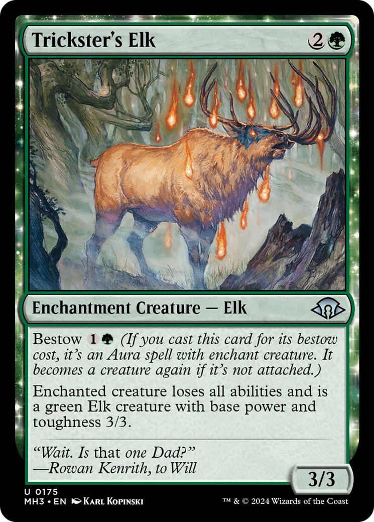 Trickster's Elk⁣ - Modern Horizons 3⁣ (Uncommon)⁣ [175]