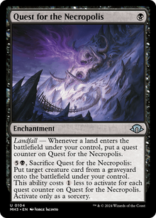 Quest for the Necropolis⁣ - Modern Horizons 3⁣ (Uncommon)⁣ [104]