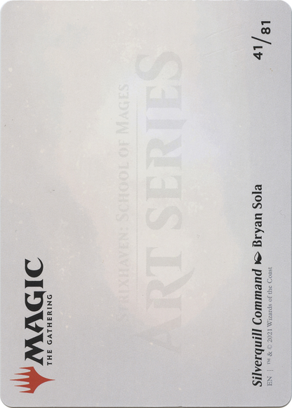 Silverquill Command // Silverquill Command (ASTX-041) - Strixhaven Art Series (Borderless)
