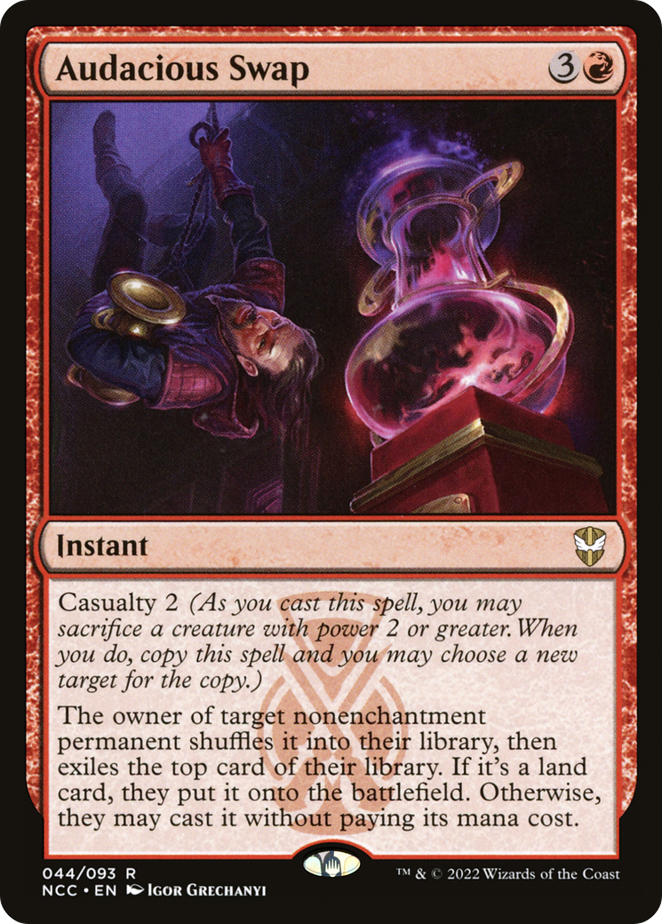 Audacious Swap⁣ - Commander: Streets of New Capenna⁣ (Rare)⁣ [44]
