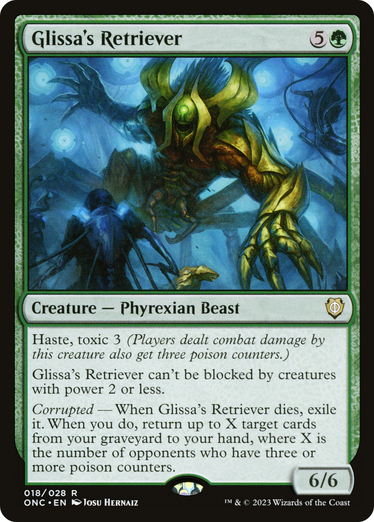Glissa's Retriever⁣ - Commander: Phyrexia: All Will Be One⁣ (Rare)⁣ [18]