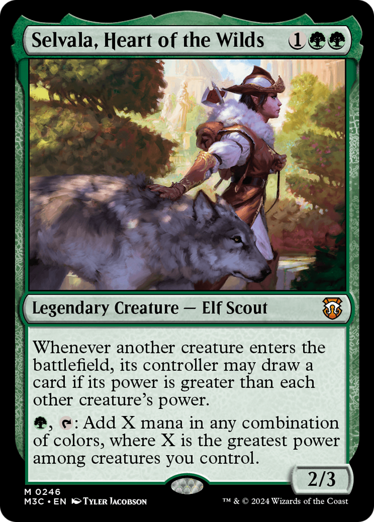 Selvala, Heart of the Wilds⁣ - Commander: Modern Horizons 3⁣ (Mythic)⁣ [246]