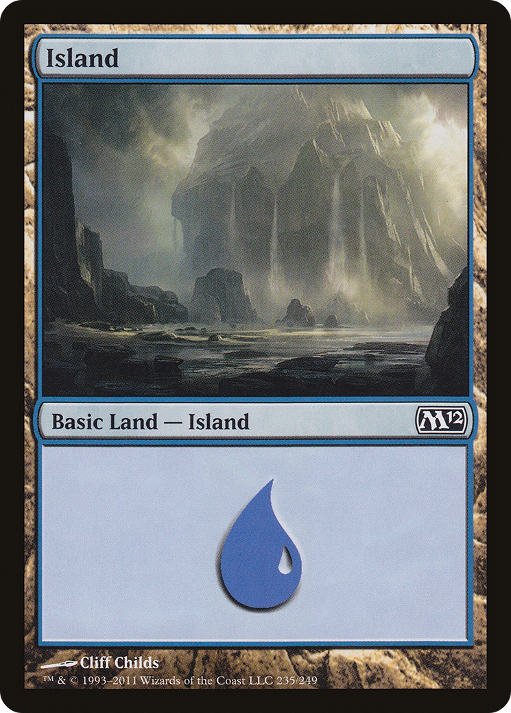 Island (235) (M12-235) - Magic 2012 Foil