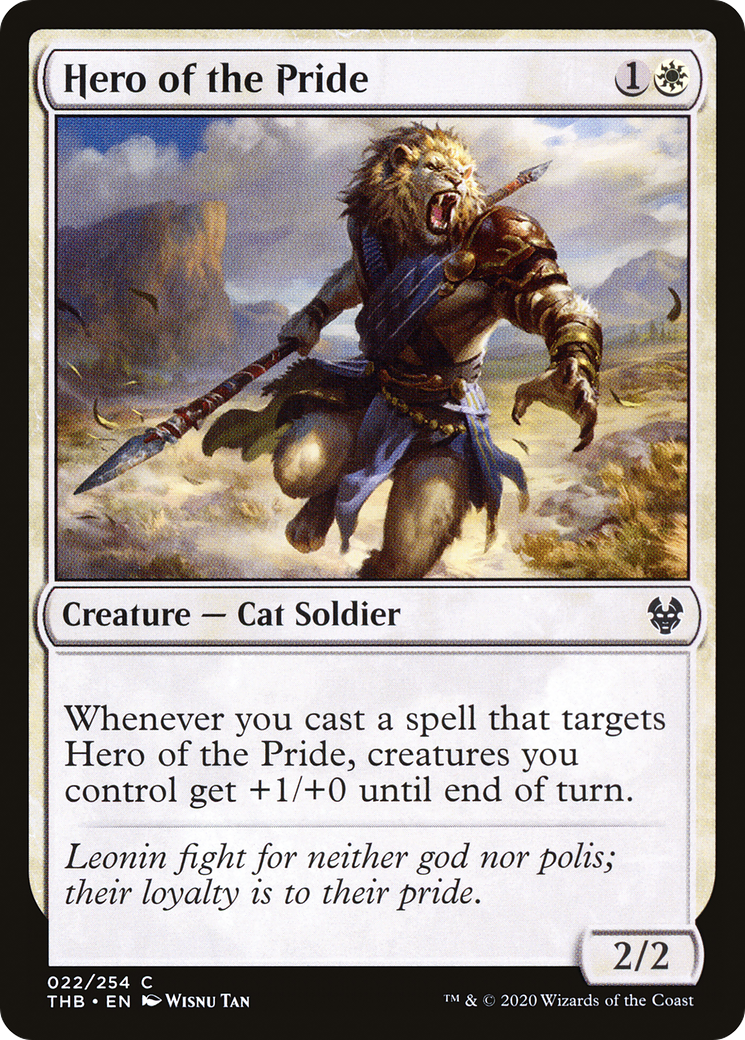 Hero of the Pride⁣ - Theros Beyond Death⁣ (Common)⁣ [22]