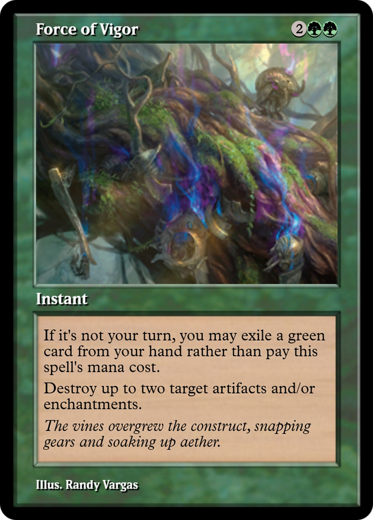 Force of Vigor (PRM-91309) - Magic Online Promos Foil