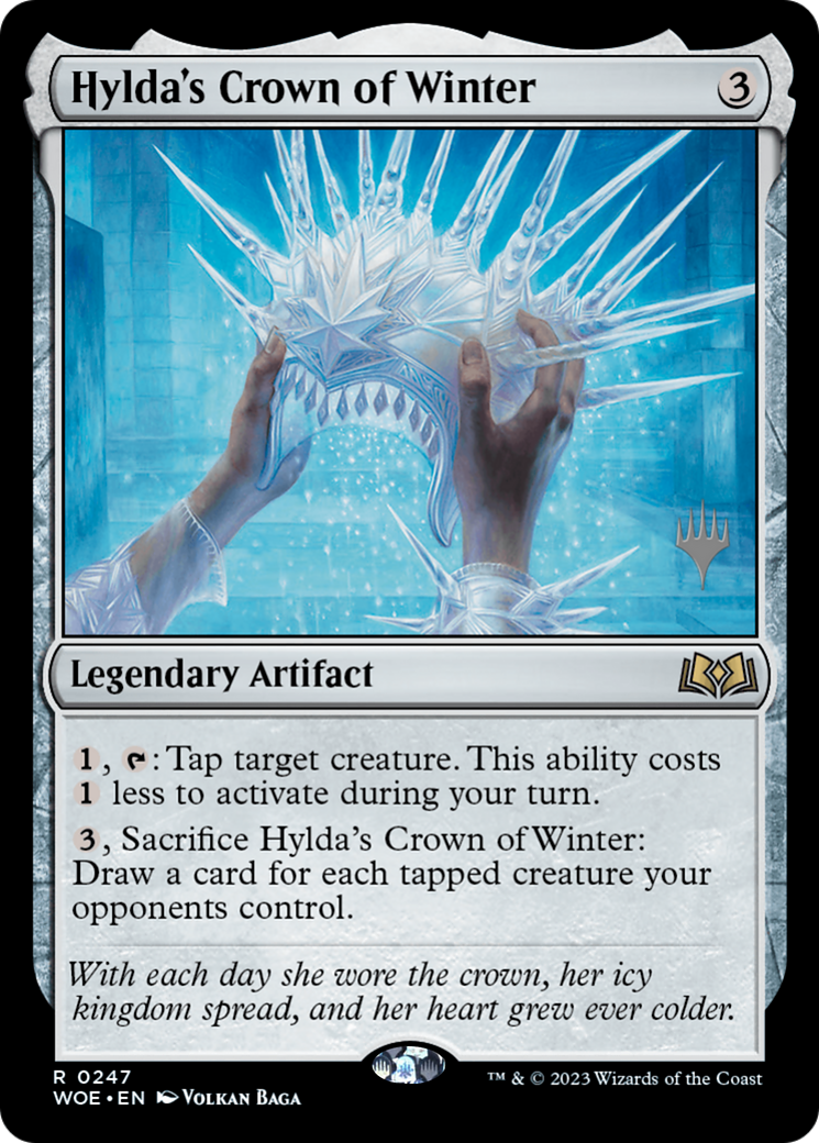 Hylda's Crown of Winter (PPWOE-247P) - Wilds of Eldraine Promos Foil