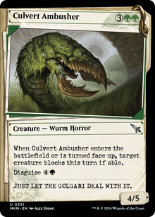 Culvert Ambusher (Showcase) (MKM-351) - Murders at Karlov Manor: (Showcase) Foil