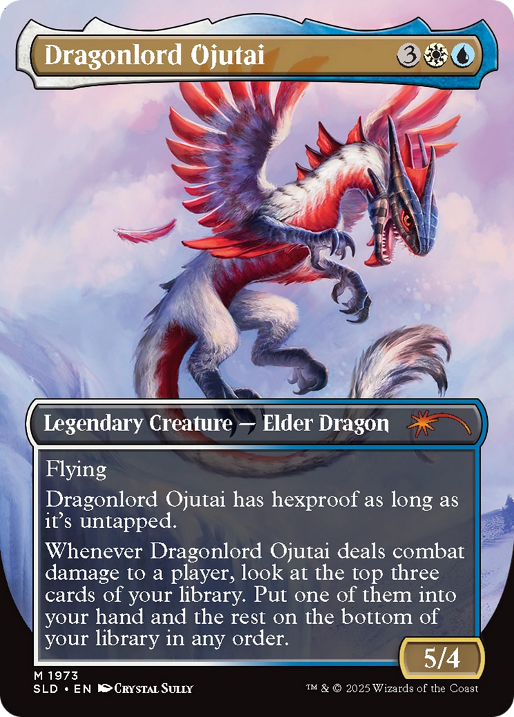 Dragonlord Ojutai // Dragonlord Ojutai (SLD-1973) - Secret Lair Drop (Borderless)